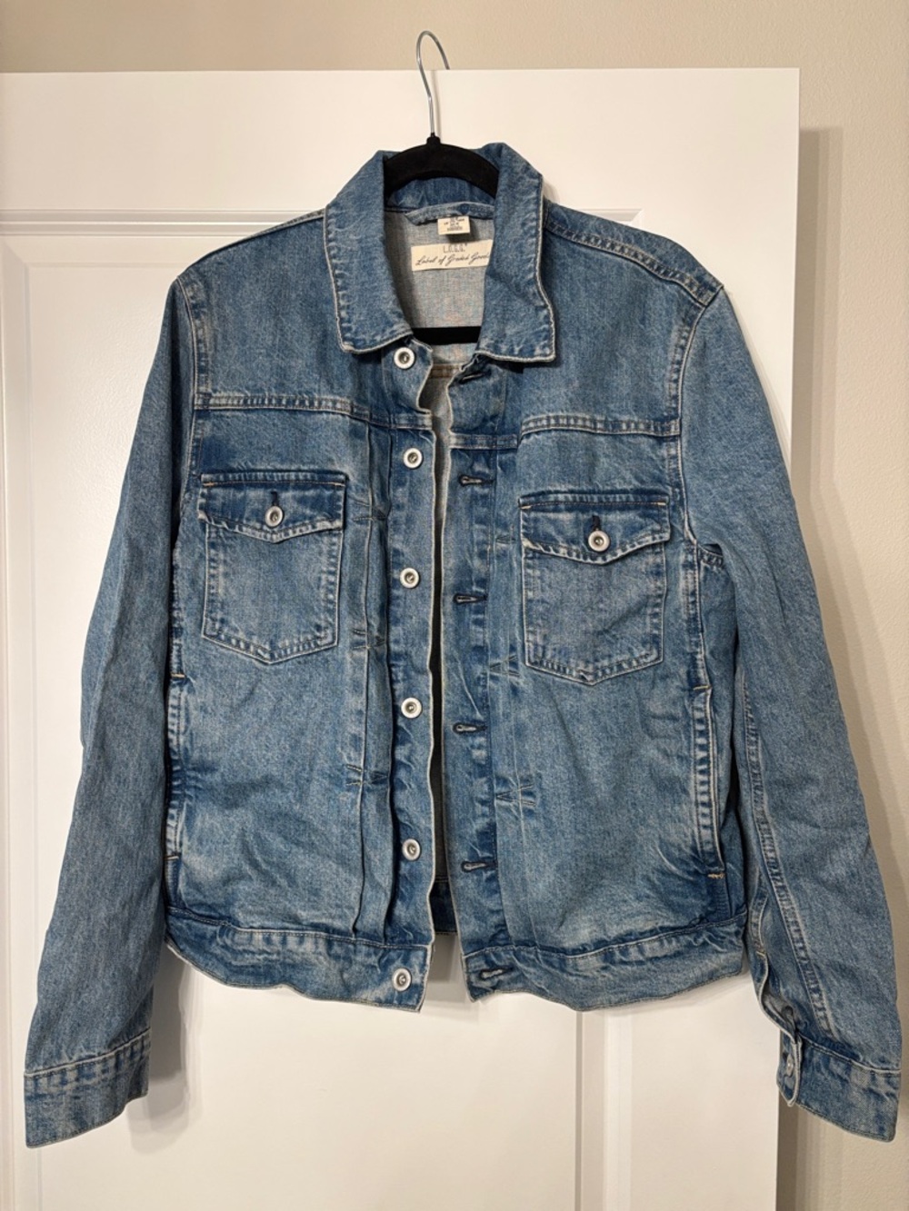 H&M Light Wash Blue Denim Jacket